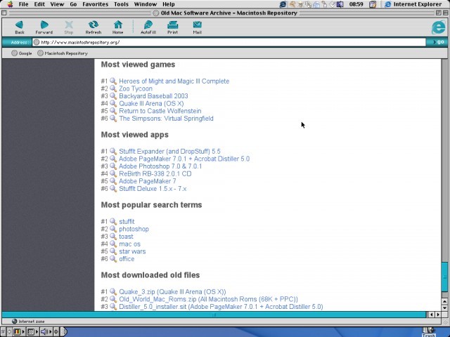Download Internet Explorer For Mac Os Mojave